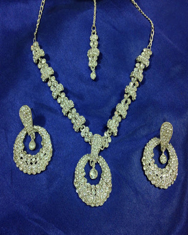 Silver Stone Necklace