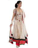 Off White Anarkali  Suit