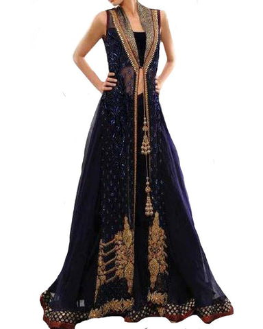 Navy Blue lahenga