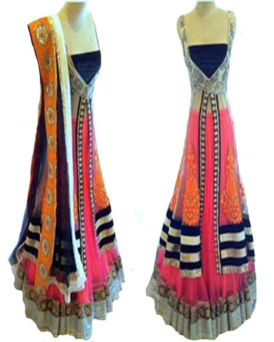 Multi colored lahenga