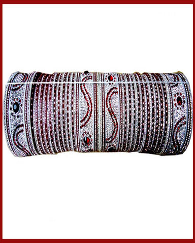 White Designer Wedding Chuda