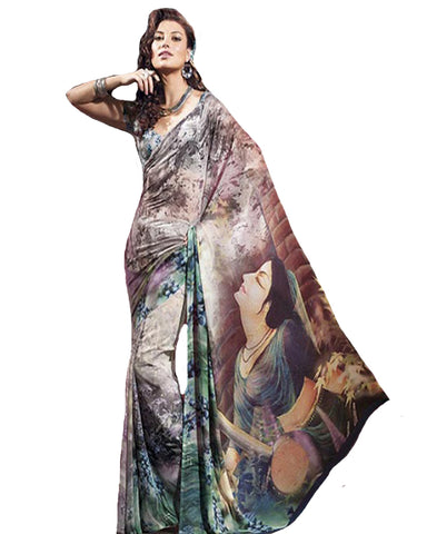 Digital Printed Saree