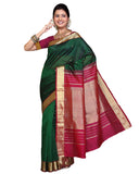 Green Color Kanchivaram Silk Sari