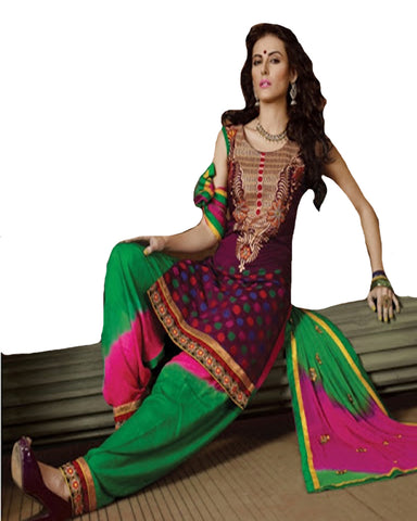 Beet Red Cotton suit