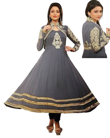 Short Anarkali Jacket Suit