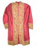 Traditionl Kashmiri Red Color Aari Long Jacket