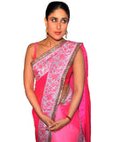 Bollywood Kareena Kapoor Pink Shaded Saree