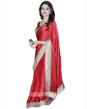 Bollywood Prachi in Red Color Saree
