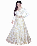 Bollywood Prachi Desai Off White Long Dress