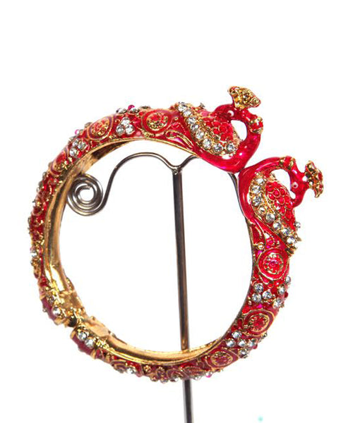 Red Peacock Designer Bracelet