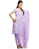 Purple Color Chikankari Salwar Suit