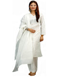 White Color Chikankari Salwar Suit
