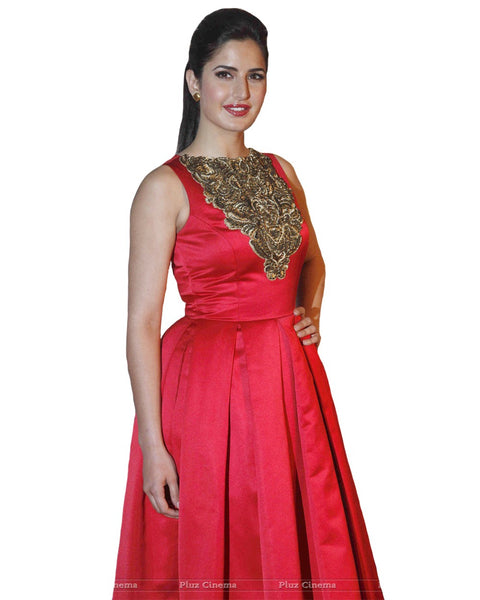 Bollywood Katrina in red Color Dress
