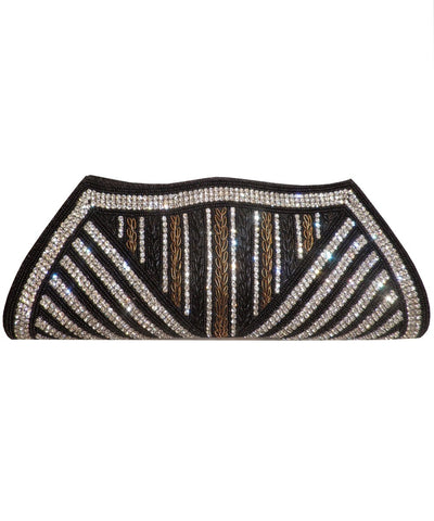 Designer Black Color Clutch Purse