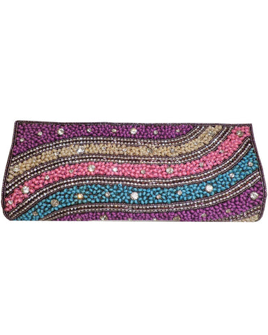 Designer Multi Color Clutch Purse
