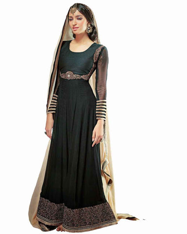 Black Color Long Anarkali Suit