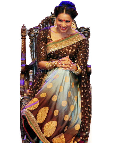 Brown Color Bipasa Saree