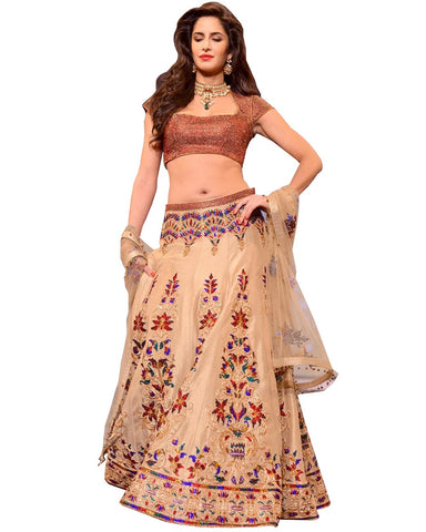 Fawn Color Katreena Lehenga