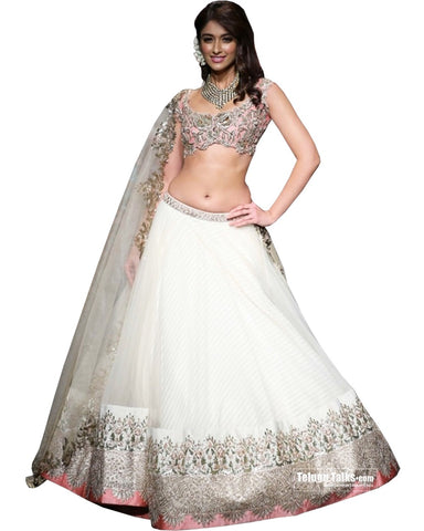 Designer White Lehenga