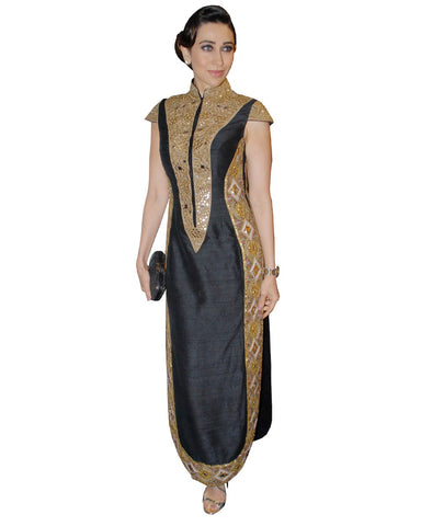Karishma Black Color Long Churidar