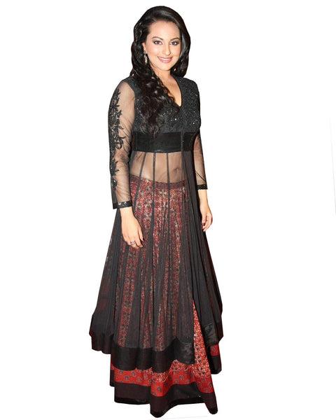 Sonakshi Black Color Dress