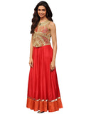 Deepika Red Color Long Dress