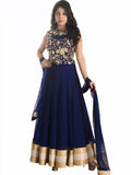 Designer Navy Blue Anarkali Suit