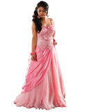 Classy Mistyrose & Rose Pink Gown