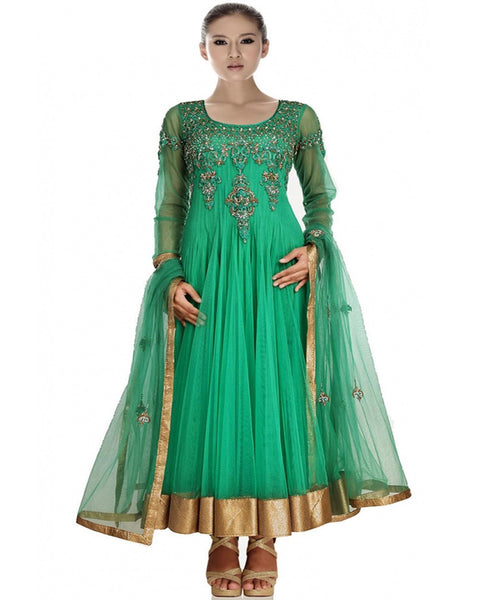 Designer Dark Green Salwar Suit