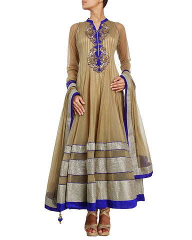 Designer Beige Salwar Suit