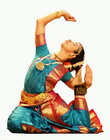 Kuchipudi Blue Dance Costume