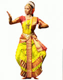 Bharatnatyam Yellow Dance Costume