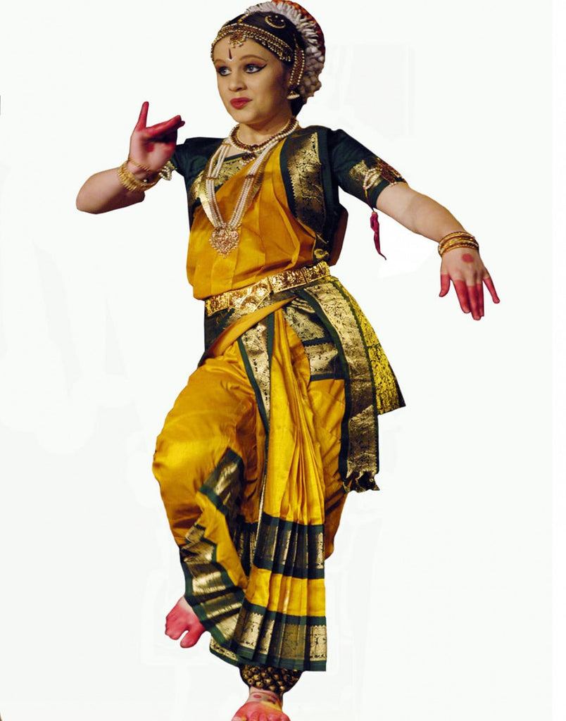 Girls Golden & Red Anarkali Kathak Dance Dress at Rs 1299 in Greater Noida  | ID: 20686983788