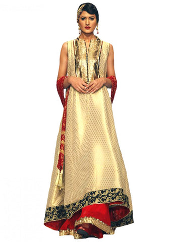 Brocade palazzo Suit