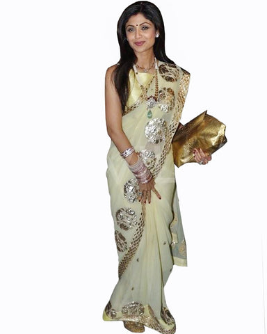 Shilpa Lime Beauty Saree