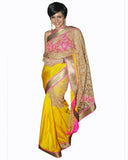 Mandira Yellow Saree