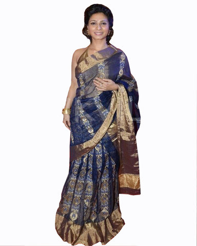 Tanisha Blue Saree