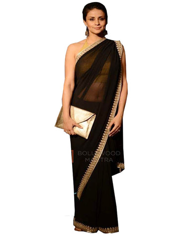 Bollywood Black Saree