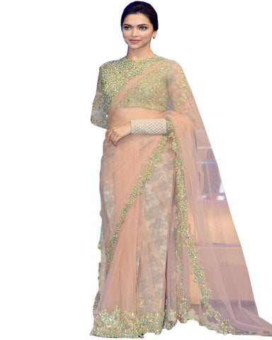 Dipika White Saree