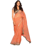 Bollywood Orange Saree