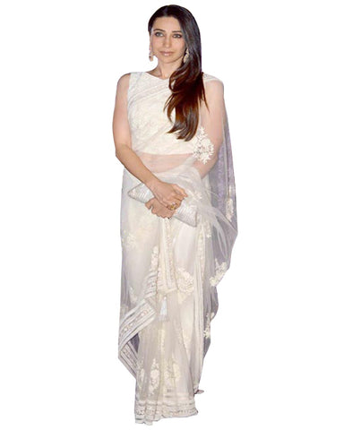 Karishma White Designer Saree