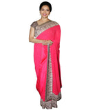 Madhuri Pink Designer Saree