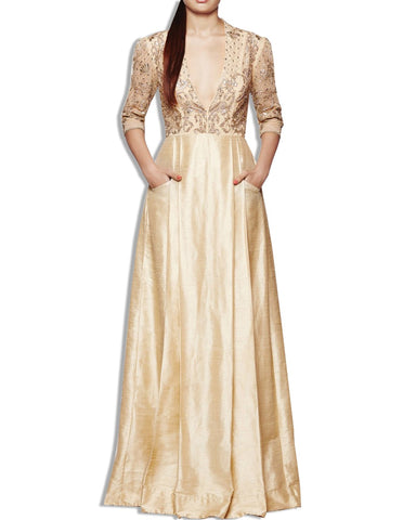 GOLD EMBELLISHED DRESS