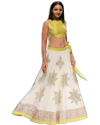 EMBROIDERED LAHENGA