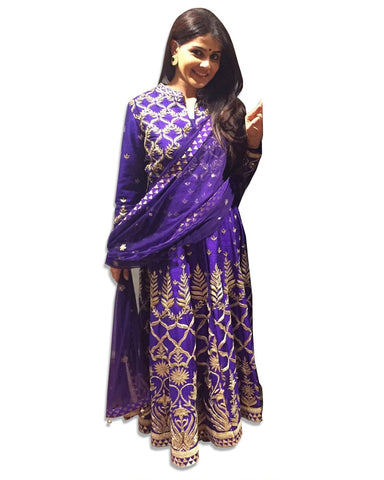 GENELIA ROYAL EMBROIDERED ANARKALI