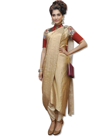 SONAM KAPOOR DUPION SILK SARI