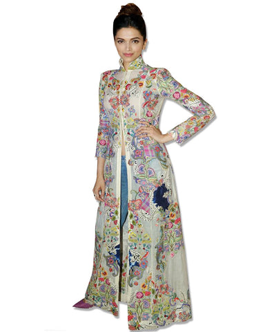DEEPIKA PADUKONE EMBROIDERED JACKET