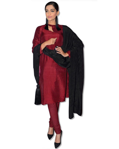 SONAM KAPOOR STRAIGHT SILK SUIT