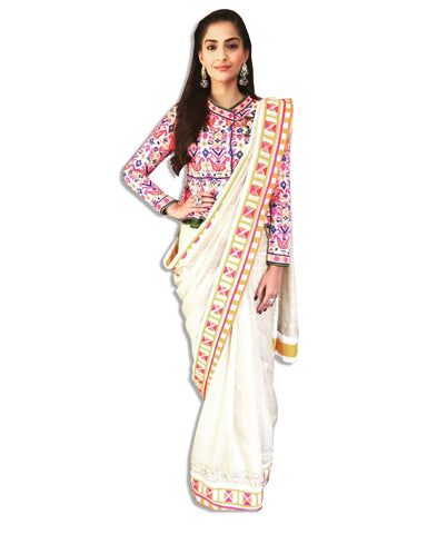SONAM KAPOOR JAIPURI EMBROIDERED SARI