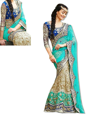 HOT PINK EMBROIDERED DESIGNER LAHENGA